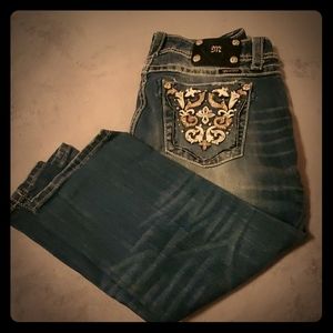 Miss Me cuffed capri